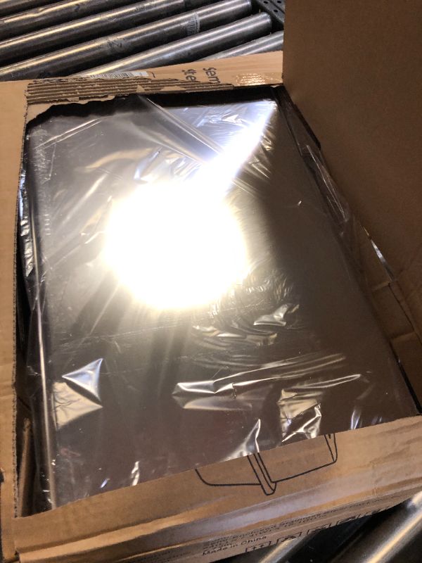 Photo 1 of Stainless Steel Cat Litter Box, Extra Large Litter Boxes for Big Cats, Anti-Urine Leakage XL Litter Box with High Sides, Xlarge Metal Litter Box with Lid, Easy Clean, Non-Sticky, Cat Mat & Metal Scoop