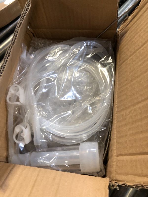 Photo 1 of 2025 Upgrade 3L Goat Milking Machine, Continuously Adjustable Suction Pulsation Vacuum Electric Milker, Portable Livstock Milking Machine with Stainless Bucket(US Plug)(3L Goat)