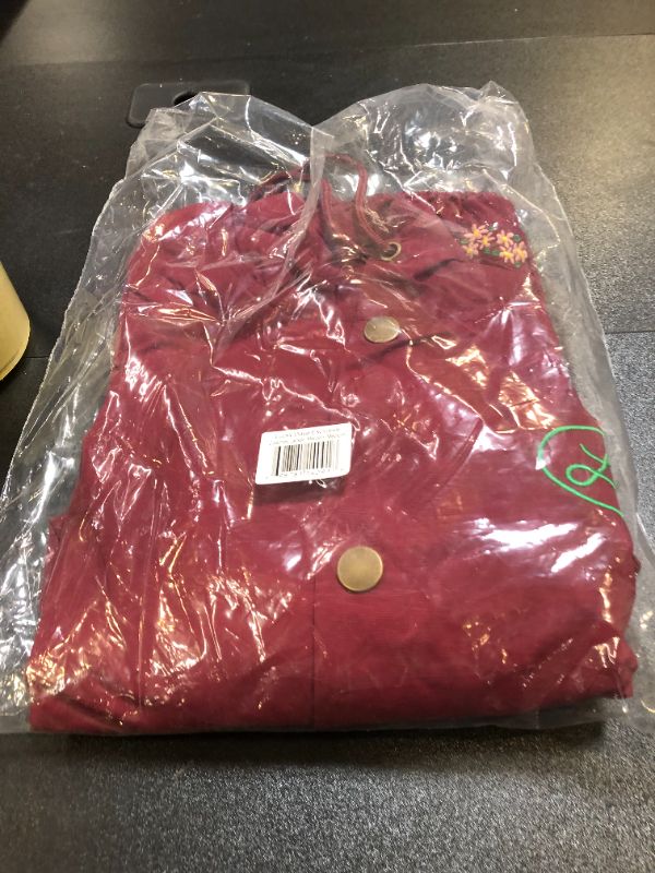 Photo 2 of Exclusive Lucky Daye Exclusive Coaches Jacket, Maroon, Medium