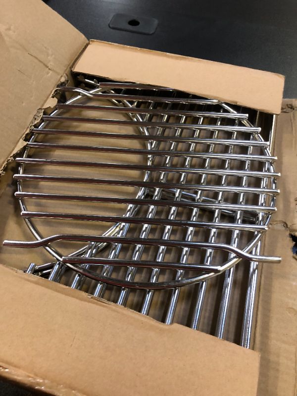 Photo 2 of Criditpid 7638 7639 Grill Grates Parts for Weber Spirit I & II 300 Series, Spirit E310 E320 E330 S310 S320, 304 Stainless Steel Gourmet BBQ System Cooking Grate for Genesis Silver B/C,Genesis Gold B/C