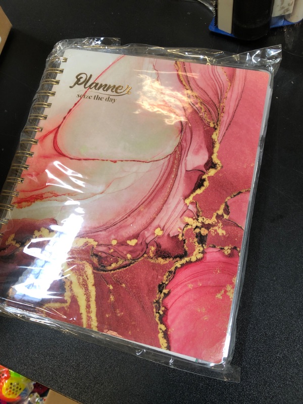 Photo 2 of Arundhati 18 Months Daily Planner 2024-2025, 8.5x9.8"July.2024–Dec.2025 Academic Daily Weekly Monthly Planner Yearly Agenda,Planners 2024-2025 for Women,Men,Students,Teacher, Bookmark, Notes Sets