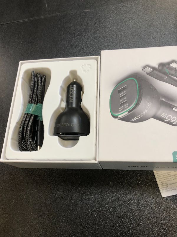 Photo 2 of 165W USB C Car Charger Adapter Super Fast Charging WOTOBEUS PD3.1 140W/PD3.0 100W PPS45W QC5+PD 35W PPS25W+30W for iPhone 16 15 14 Max Samsung Galaxy S24 23 22 iPad MacBook Pro Air Type-C Laptop Pixel