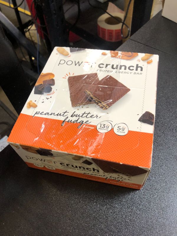 Photo 2 of BioNutritional Research Group Power Crunch Protein Energy Bar Peanut Butter Fudge 12 Bar(S)-06/2025