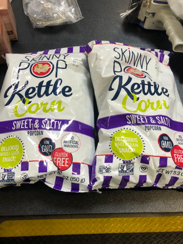 Photo 2 of 2 PACK---SkinnyPop Sweet  Salty Kettle Popcorn - 5.3oz- 11/141/2024