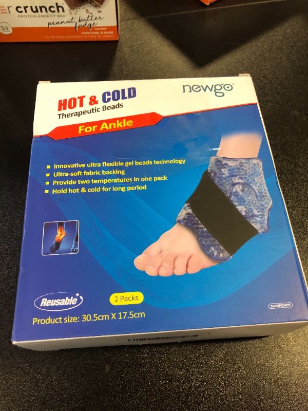 Photo 2 of NEWGO®Ankle Cold Pack Ice Wrap for Ankle Injuries 2 Pack Ankle Ice Pack for Swelling