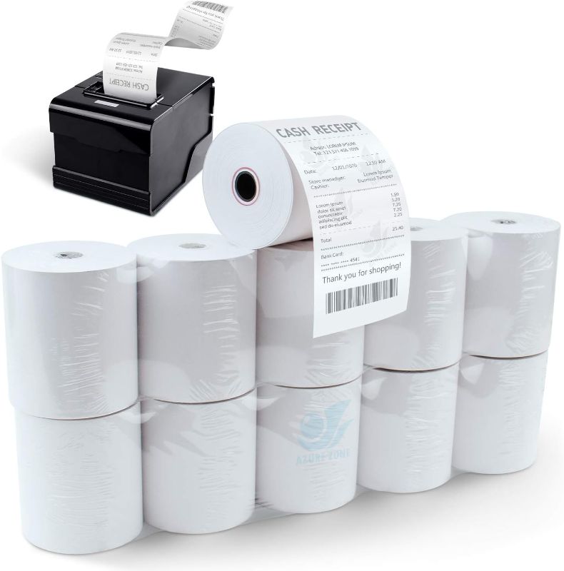 Photo 1 of  Thermal Credit Card Paper, 80mm Fits Most POS Machines and Cash Registers 