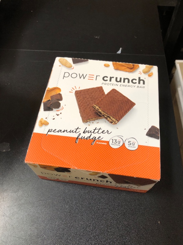 Photo 2 of BioNutritional Research Group Power Crunch Protein Energy Bar Peanut Butter Fudge 12 Bar(S)
 best by 18/19 jun 2025