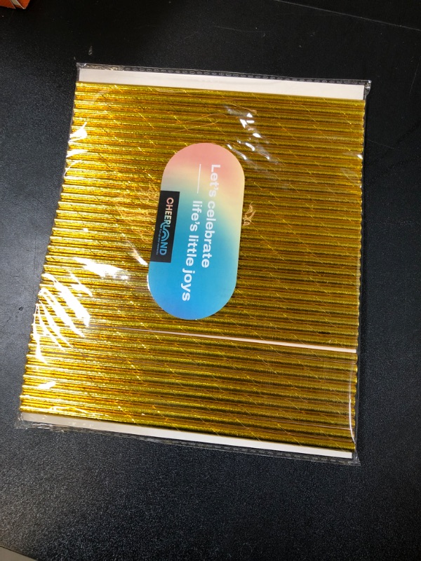 Photo 2 of Cheerland Gold Moon Star Straws for Ramadan Celebration Eid Murabak Drink Decoration Muslim Islamic Celebration Paper Straws Party Decoration and Supplies 36pcs