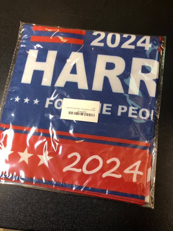 Photo 2 of Kamala Harris Waltz 2024 Flag Kamala Harris 2024 Garden Flag 12 x 18 Inch Double Sided Garden Flag Kamala Harris 2024 Banner Harris Tim for President Flags Camping Garden Flag Yard Decor