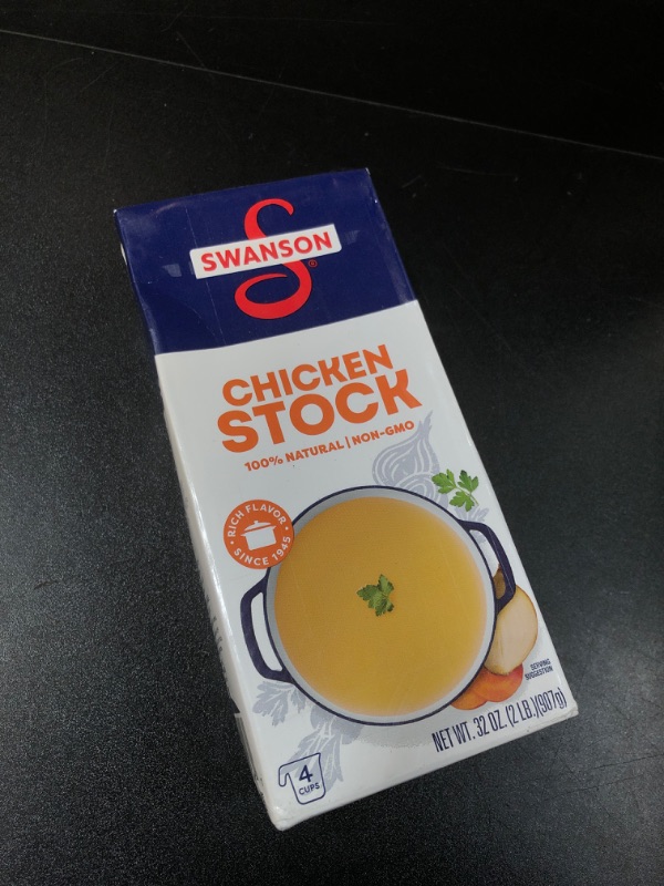 Photo 2 of Swanson 100% Natural Gluten-Free Chicken Stock 32 Oz Carton