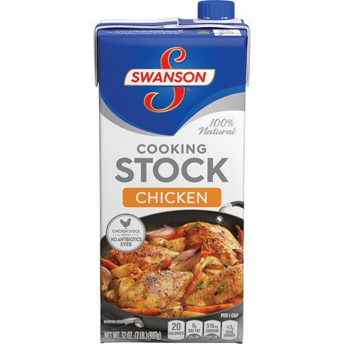 Photo 1 of Swanson 100% Natural Gluten-Free Chicken Stock 32 Oz Carton