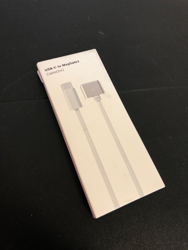 Photo 2 of 140W USB-C to Magnetic 3 Cable, Compatible with MacBook Pro 2021 M1 Pro & Max Chip 14" 16", MacBook Air 2022 2023 M2, MacBook Pro 2023 M2 Pro & Max Chip 14" 16", Safe 3 Cable for MacBook - 6.6ft