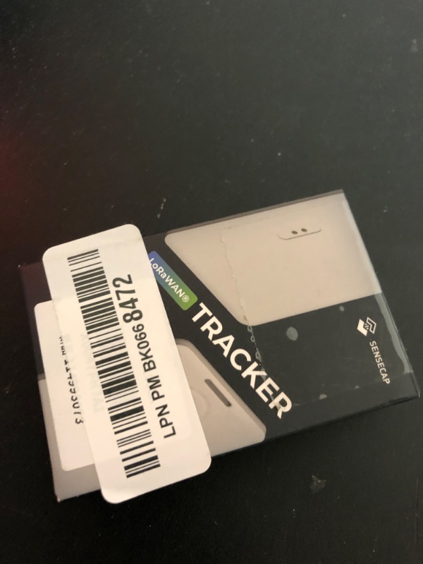 Photo 1 of seeed studio T1000-A GPS Tracker with Temp, Light, Motion Sensor, LoRaWAN, Bluetooth and Wi-fi Transmission, Bluetooth, Wi-fi, Panic Button and Buzzer, GNSS, 6.5mm Card Size, IP65 Waterproofing