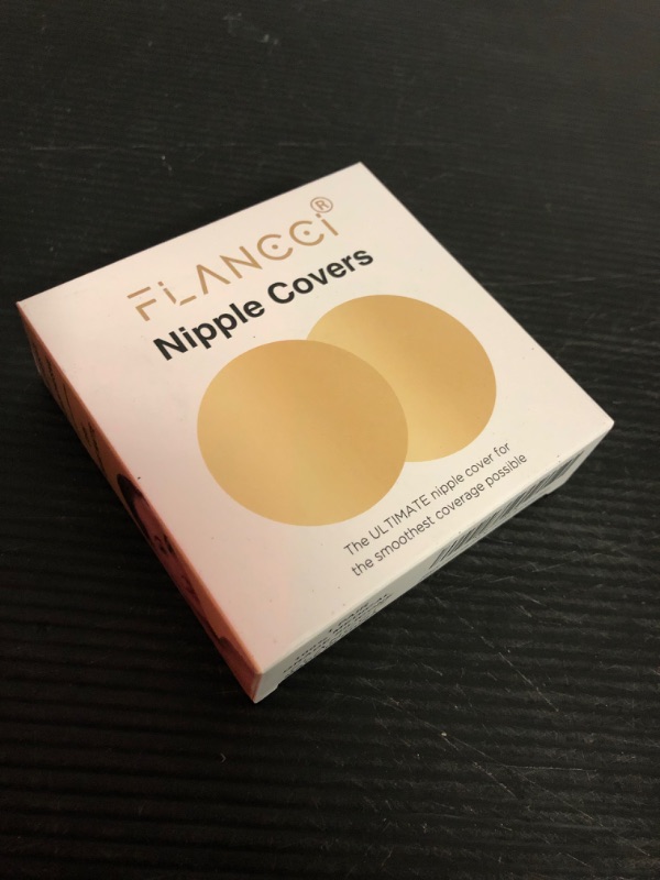 Photo 2 of FLANCCI Nipple Cover Silicone Nipple Pasties for Women, Pasties Nipple Covers Sticky, Reusable Waterproof Breast Petals Nipples lift Cups, Adhesive Silicone Breast Pasties Invisible Bra (Pair of 1)