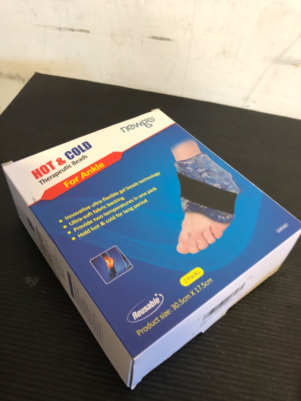 Photo 2 of NEWGO®Ankle Cold Pack Ice Wrap for Ankle Injuries 2 Pack Ankle Ice Pack for Swelling