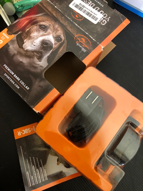 Photo 2 of SportDOG Brand NoBark SBC-R Bark Collar - Shock Collar - 3 Modes of Operation - Rechargeable, Waterproof - Static Correction E-Collar - Dogs 8 lbs & up