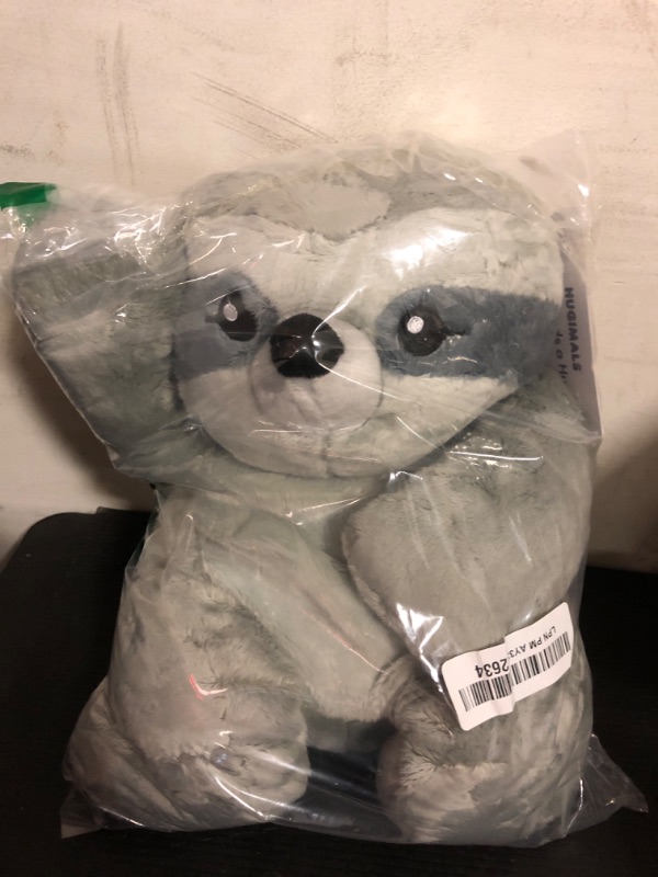 Photo 2 of HUGIMALS Sam The Sloth 4.5 lb Heavy Cute Weighted Comfort Plush Large Unscented Self Care Stuffed Animal for All Ages - Kids, Teens and Adults