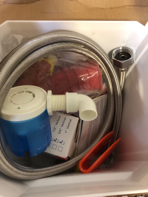 Photo 1 of Lilyang Float-Controlled Automatic Chicken Waterer for Continuous Fresh Water, Self Filling Chicken Waterer with 60 Inch Water Hose (One End 3/4''), Suitable for Quail Duck Turkey