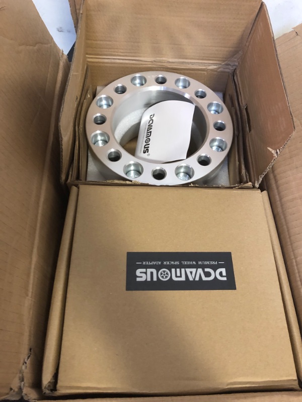 Photo 1 of DCVAMOUS 4PC 8x6.5 to 8x170 Wheel Adapters 1.5 Inch with 9/16"-18 Studs Compatible with Dodge 8 Lug for 1994-2010 R-A-M 2500 3500 | 1975-1998 F250 F350(With 9/16" Lugs) | 1975-1986 C20 C30 K20 K30 J20