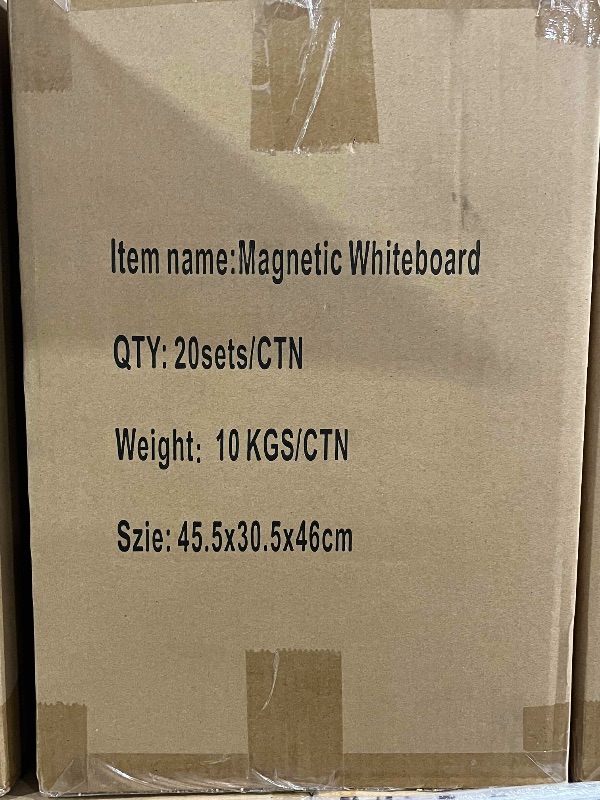 Photo 1 of NEW CASE OF SCRIBBL BLANK WHITE MAGNETIC DRY ERASE BOARD 17” X 11.5” W MARKERS & ERASER (20 SETS PER CASE)