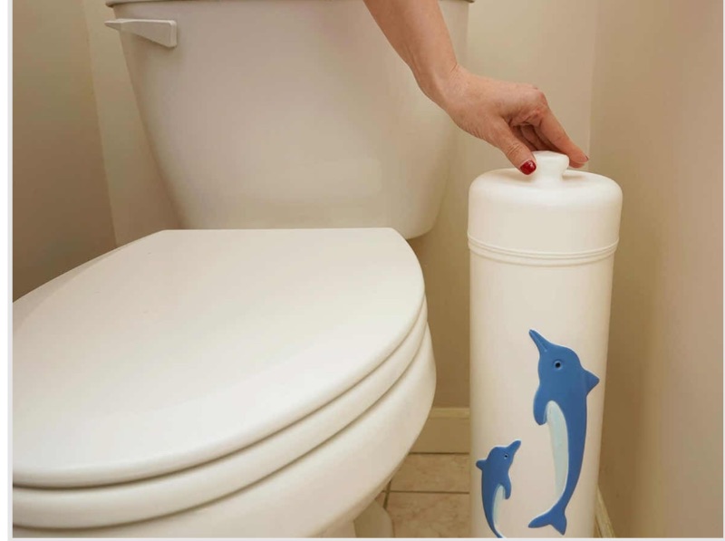 Photo 1 of CASE OF 6 HOME-X DOLPHIN TOILET PAPER HOLDER/ORGANIZER BATHROOM DECOR