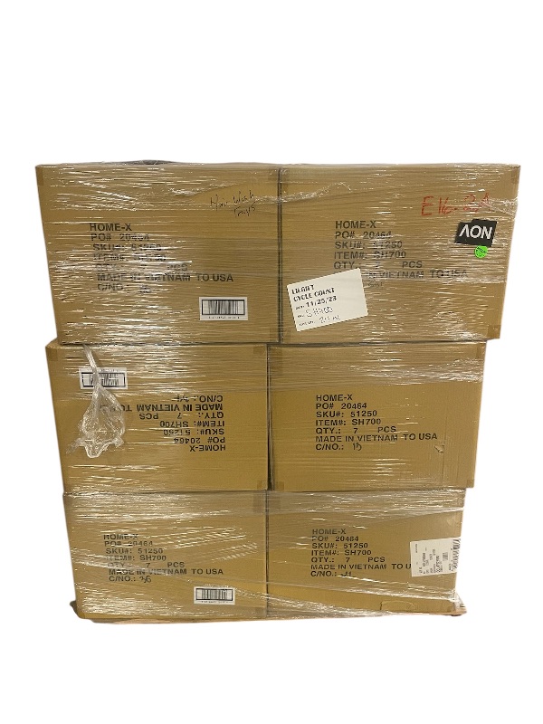 Photo 1 of PALLET OF 24 CASES OF 7 HOME-X HAIR WASHING TRAY SHAMPOO TRAY