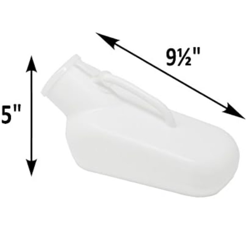 Photo 1 of PALLET OF 17 CASES OF 20 HOME-X PORTABLE URINAL WITH FEMALE ADAPTER UNISEX