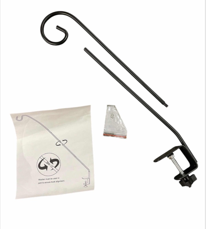 Photo 1 of PALLET OF 48 CASES HOME-X EXTENDED REACH DECK HOOK. 30” ARM, CLAMP ON (10 PER CASE/480 PER PALLET)
