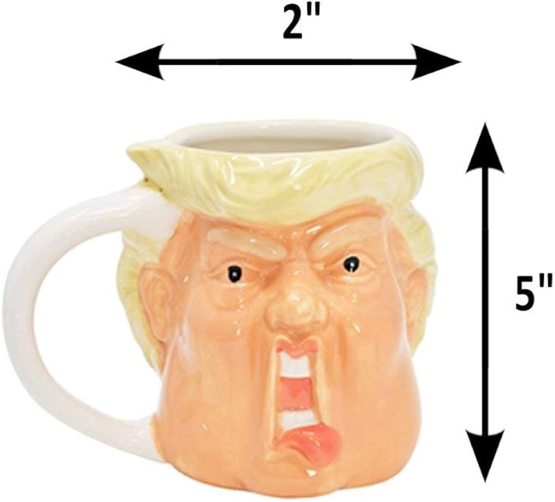 Photo 1 of CASE OF 19 HOME-X DONALD TRUMP MAKE MORNINGS GREAT AGAIN NOVELTY CERAMIC COFFEE TEA CUP MUG