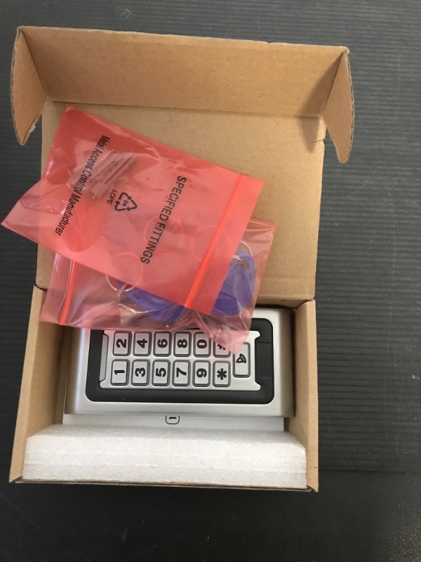 Photo 1 of Wireless WiFi Access Control Keypad, Metal Stand-Alone Door Access Control System, EM Card Reader, Weatherproof, Backlight, TUYA Wireless Entry Security Access Controller for Garage, office