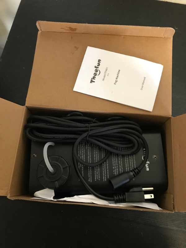 Photo 1 of Theefun Fog Machine 2000CFM Smoke Machine with Wired and Wirelss Remote Control 400W Halloween Fog Machine with Handle for Christmas Wedding Party and Stage Effect