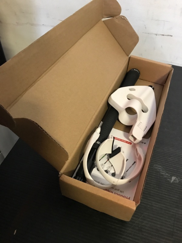 Photo 1 of VR Golf Club Compatible with Oculus/Meta Quest 3 Accessories, Retractable Golf Club Handle Attachment for Holding VR Controller, Realistic VR Golf Grip Accessory, Enhance Golf Games Experience(Black)