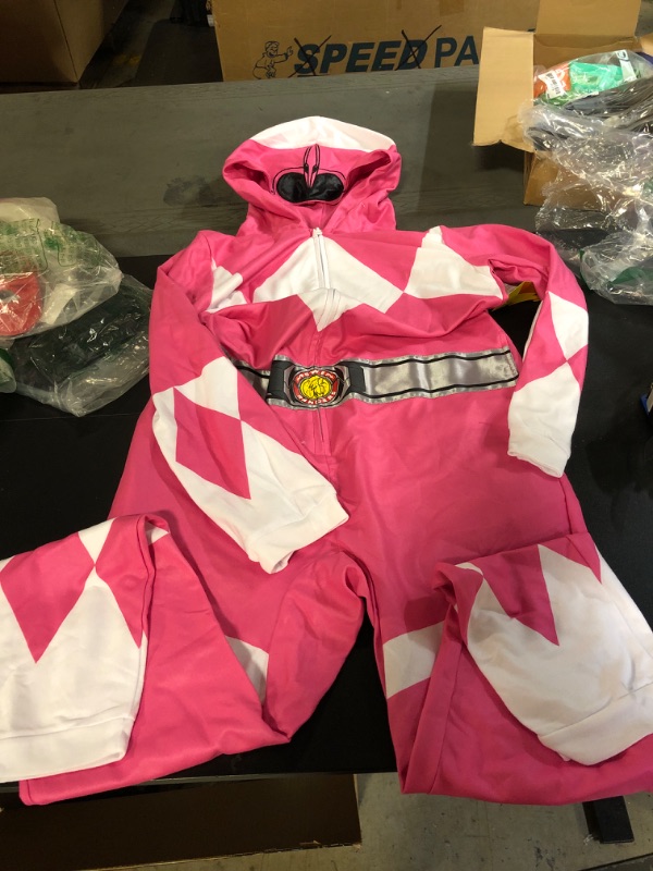 Photo 1 of Pink Power Rangers Pajama Onesie Size XXS/XS