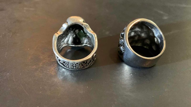 Photo 1 of 2-MENS RINGS SIZE 10