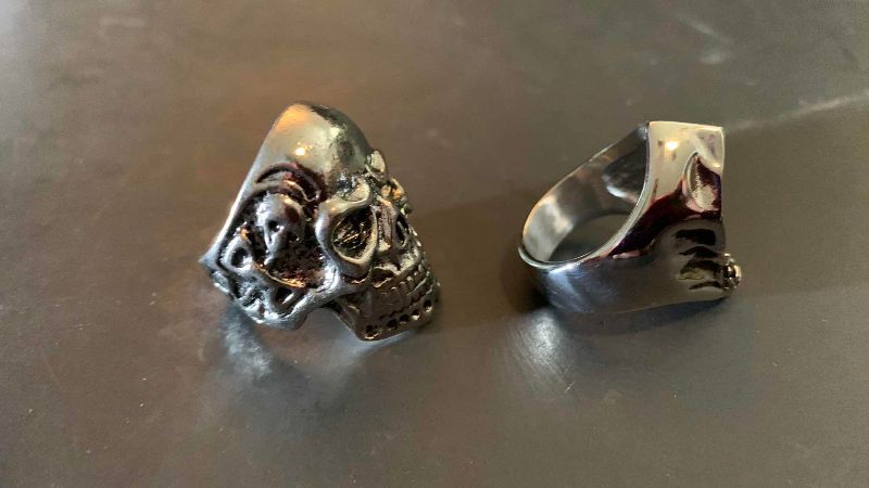 Photo 1 of 2-MENS RINGS SIZE 9