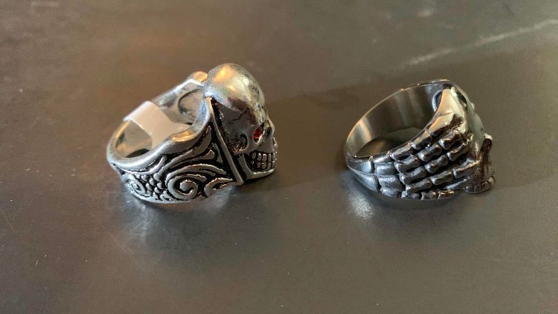 Photo 1 of 2-MENS RINGS SIZE 10