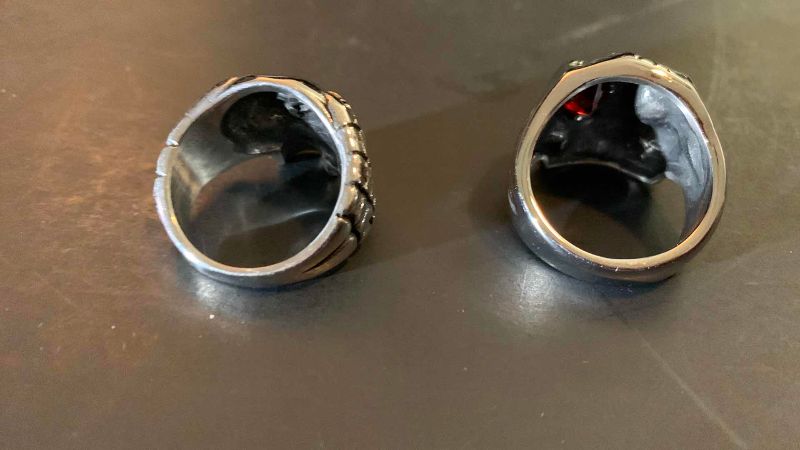 Photo 1 of 2-MENS RINGS SIZE 11