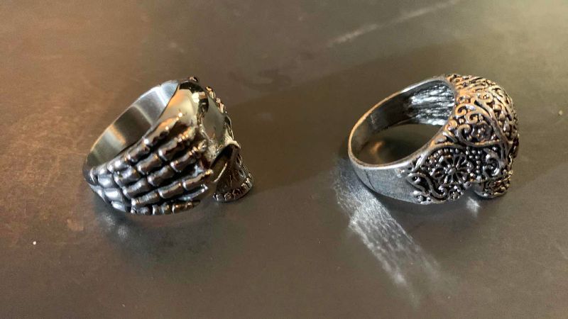 Photo 1 of 2-MENS RINGS SIZE 10