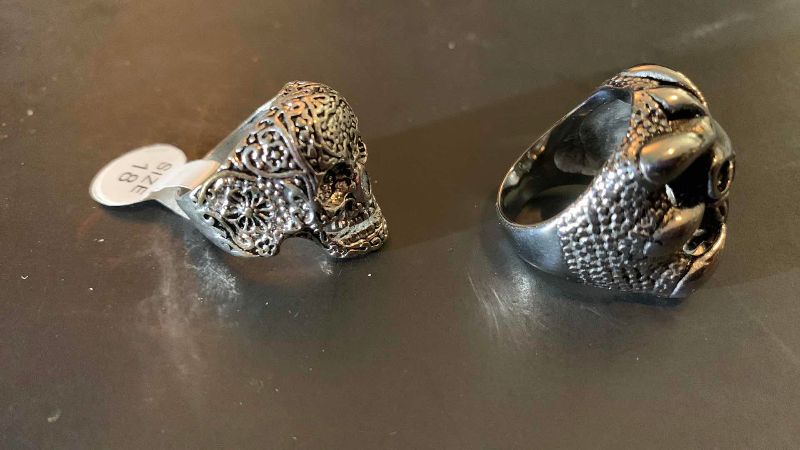 Photo 1 of 2-MENS RINGS SIZE 9