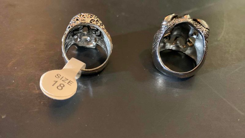 Photo 1 of 2-MENS RINGS SIZE 9