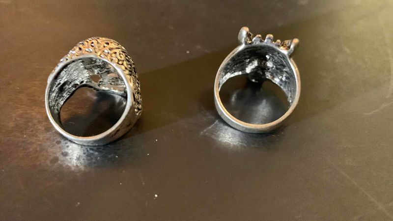 Photo 1 of 2-MENS RINGS SIZE 9