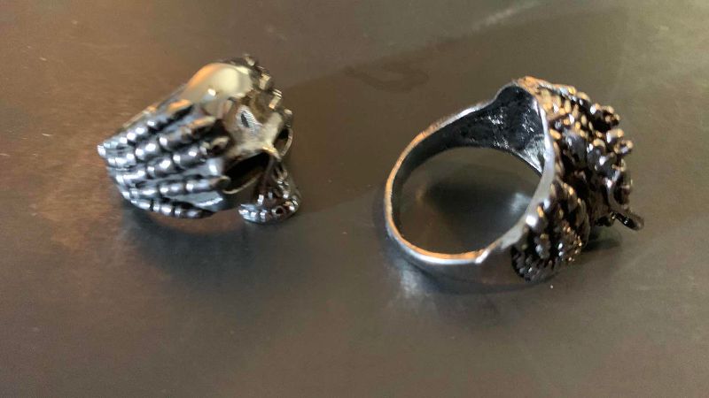 Photo 1 of 2-MENS RINGS SIZE 10