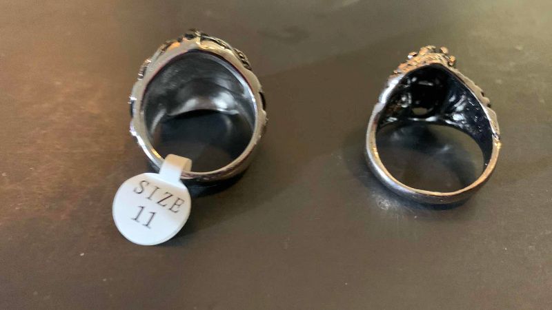Photo 1 of 2-MENS RINGS SIZE 11