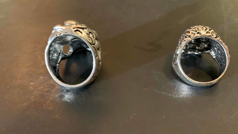 Photo 1 of 2-MENS RINGS SIZE 9.5