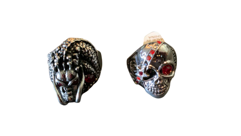 Photo 1 of 2-MENS RINGS SIZE 8