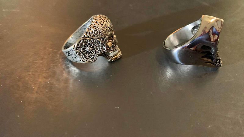 Photo 1 of 2-MENS RINGS SIZE 9