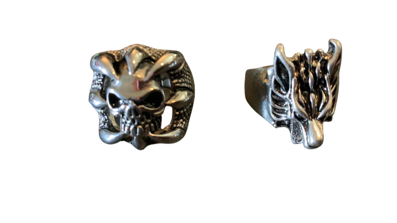 Photo 1 of 2-MENS RINGS SIZE 10
