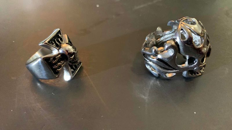 Photo 1 of 2-MENS RINGS SIZE 9