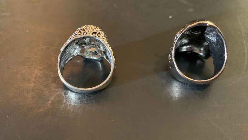 Photo 1 of 2-MENS RINGS SIZE 10.5