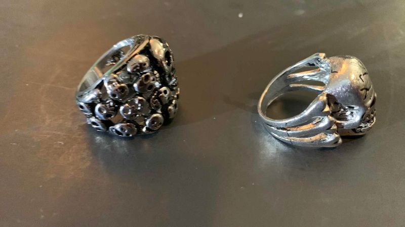 Photo 1 of 2-MENS RINGS SIZE 8